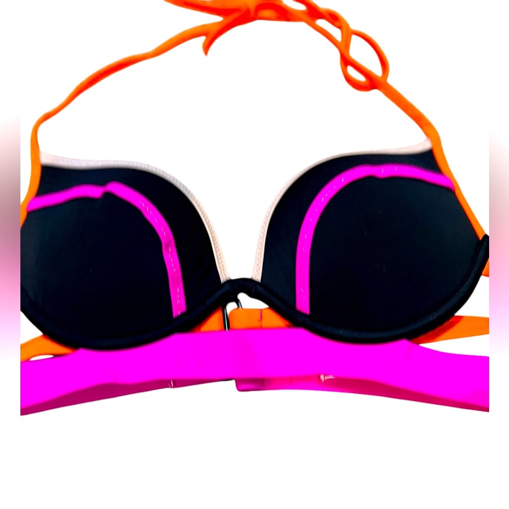 Victoria's Secret Colorful Women's Swim Top size 32A like new